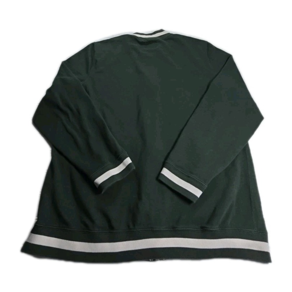 Vintage Abercrombie & Fitch Jacket Men L GREEN Muscle Track Full Zip Y2K - Picture 2 of 9
